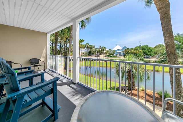 144 Spires Ln Unit 202, Santa Rosa Beach, FL 32459 - balcony featuring a water view