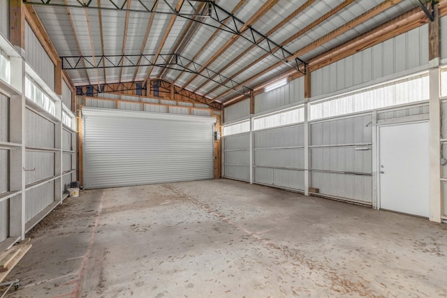 1184 Blackberry Cir, Baker, FL 32531 - garage with metal wall