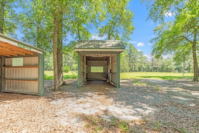 1184 Blackberry Cir, Baker, FL 32531 - view of yard featuring an outbuilding
