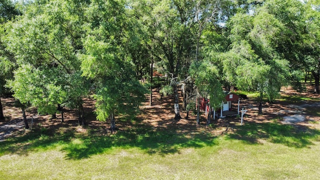 1184 Blackberry Cir, Baker, FL 32531 - view of grassy yard featuring an outdoor structure