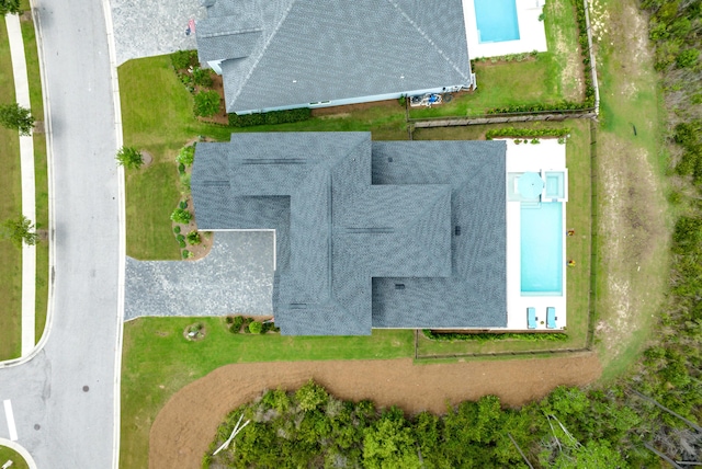 276 W Lafayette Rd, Inlet Beach, FL 32461 - view from above of property featuring a pool