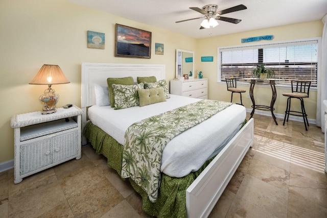 660 Nautilus Ct Unit 1103, Fort Walton Beach, FL 32548 - bedroom featuring baseboards and a ceiling fan