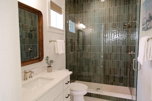 250 Beach Bike Way, Inlet Beach, FL 32461 - bathroom with toilet, a stall shower, and vanity