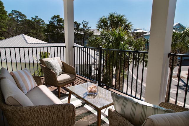 250 Beach Bike Way, Inlet Beach, FL 32461 - balcony featuring outdoor lounge area