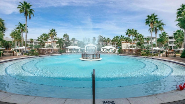 250 Beach Bike Way, Inlet Beach, FL 32461 - community pool featuring a residential view