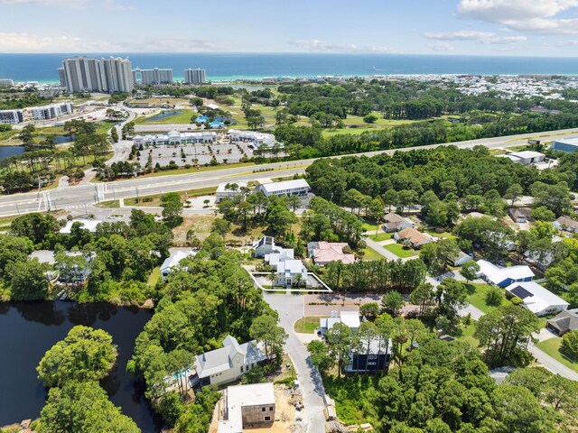 14 Bayshore Pines Ct, Miramar Beach, FL 32550 - bird's eye view of a large body of water and a tree filled landscape