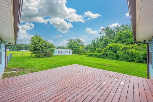 5903 Jack Stokes Rd, Baker, FL 32531 - view of wooden terrace
