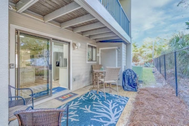2800 Scenic Gulf Dr Unit 32, Miramar Beach, FL 32550 - view of patio / terrace with a balcony