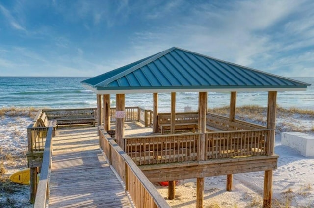 2800 Scenic Gulf Dr Unit 32, Miramar Beach, FL 32550 - surrounding community featuring view of water and beach and a gazebo