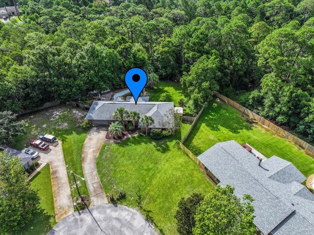 3995 Spanish Moss Cv, Gulf Breeze, FL 32563 - aerial view of a heavily wooded area