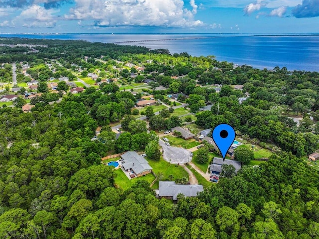 3995 Spanish Moss Cv, Gulf Breeze, FL 32563 - bird's eye view of a large body of water