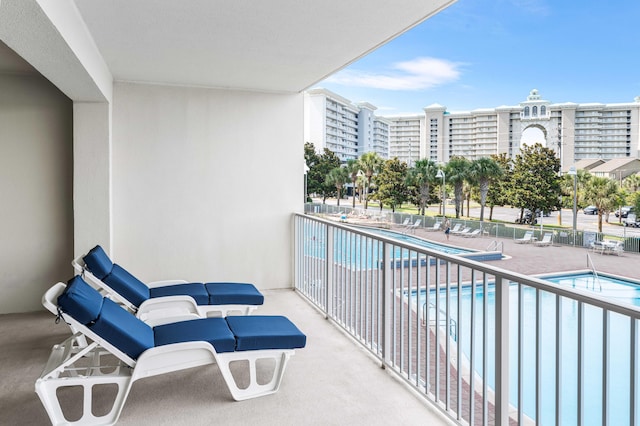 122 Seascape Dr Unit 208, Miramar Beach, FL 32550 - balcony featuring view of pool
