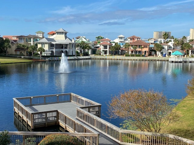 9815 US Highway 98 Unit 34, Miramar Beach, FL 32550 - dock featuring a water view and a residential view
