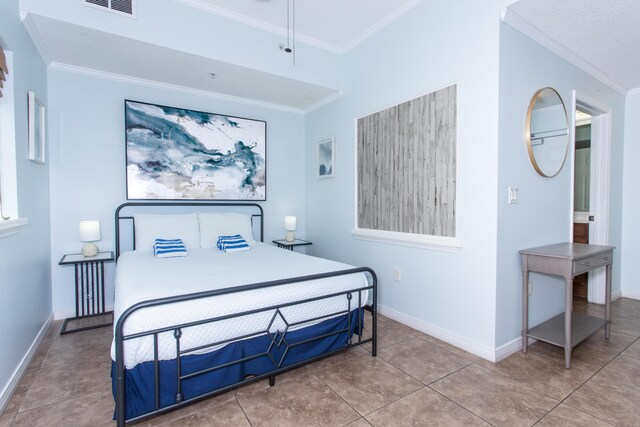 1517 Miracle Strip Pkwy Unit 403, Fort Walton Beach, FL 32548 - bedroom featuring ornamental molding and baseboards