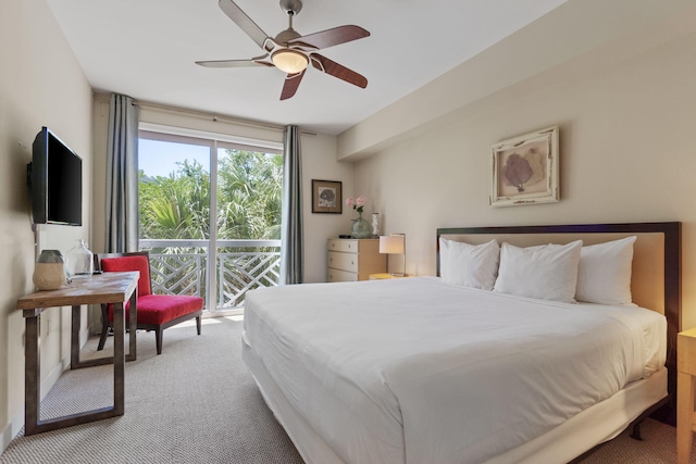 9700 Grand Sandestin Blvd Unit 4313, Miramar Beach, FL 32550 - carpeted bedroom with ceiling fan