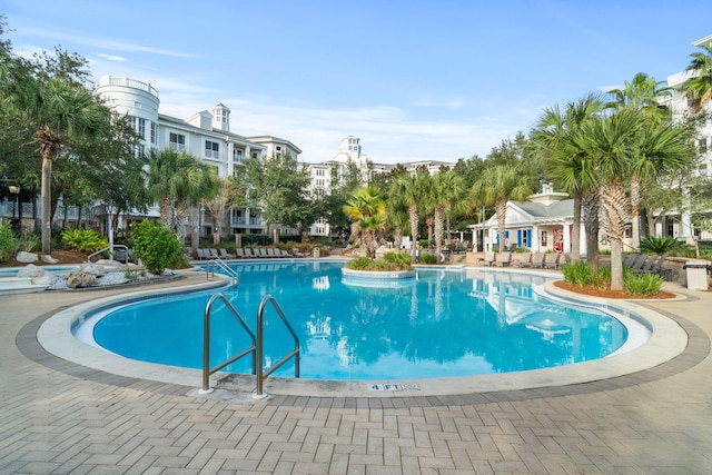 9700 Grand Sandestin Blvd Unit 4313, Miramar Beach, FL 32550 - community pool featuring a patio area