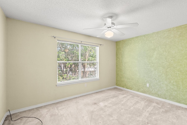 7 Citation Dr, Shalimar, FL 32579 - empty room featuring carpet, a ceiling fan, and a textured ceiling
