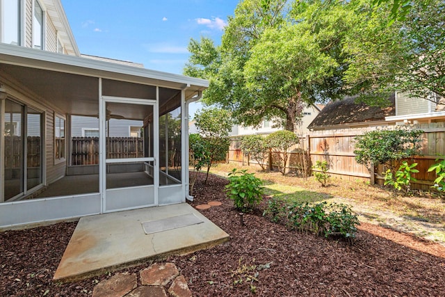 7 Citation Dr, Shalimar, FL 32579 - fenced backyard with a sunroom