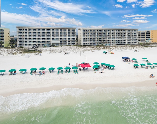 376 Santa Rosa Blvd Unit 101, Fort Walton Beach, FL 32548 - drone / aerial view of apartment complex / building and expansive coastline