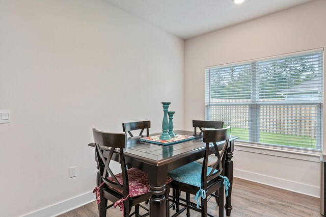 125 Hobson Ave, Crestview, FL 32539 - dining room with baseboards and wood finished floors