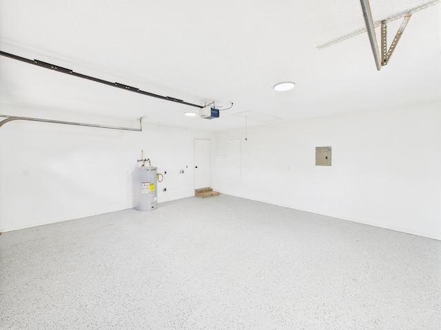 175 Villacrest Dr, Crestview, FL 32536 - garage with electric water heater and a garage door opener