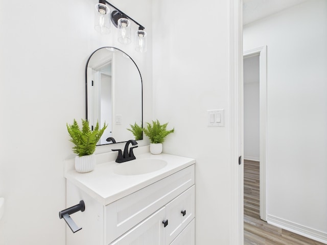 175 Villacrest Dr, Crestview, FL 32536 - bathroom with vanity and wood finished floors