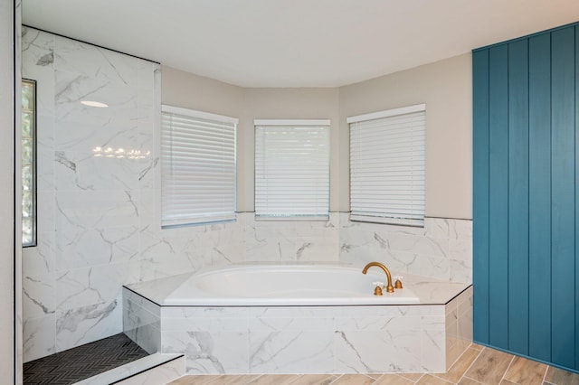 4680 Lovegrass Ln, Crestview, FL 32539 - full bathroom featuring a bath and a walk in shower
