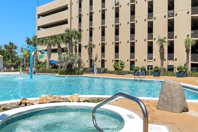 14701 Front Beach Rd Unit 1331, Panama City Beach, FL 32413 - community pool with a hot tub