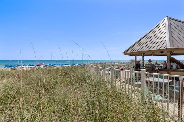 14701 Front Beach Rd Unit 1331, Panama City Beach, FL 32413 - water view featuring local beach and a gazebo