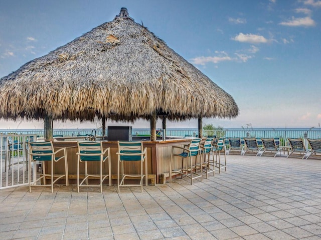 14701 Front Beach Rd Unit 1331, Panama City Beach, FL 32413 - view of patio / terrace featuring a water view