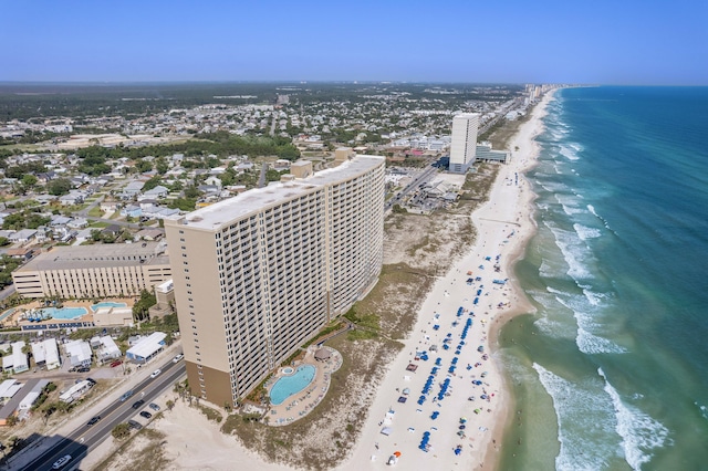 14701 Front Beach Rd Unit 1331, Panama City Beach, FL 32413 - drone / aerial view of waterfront with a beach
