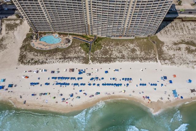 14701 Front Beach Rd Unit 1331, Panama City Beach, FL 32413 - bird's eye view of expansive coastline and a pool area