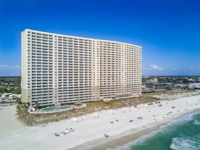 14701 Front Beach Rd Unit 1331, Panama City Beach, FL 32413 - view of property featuring view of water and beach