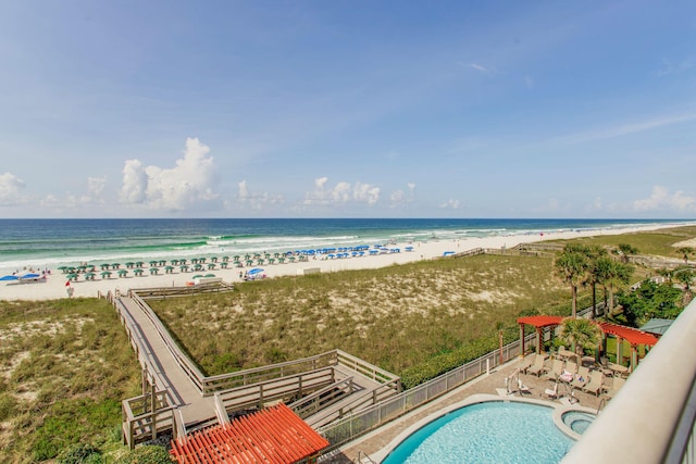 8499 Gulf Blvd Unit 303, Navarre, FL 32566 - water view featuring local beach
