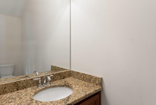 2131 Wilsons Plover Cir, Navarre, FL 32566 - half bathroom featuring vanity and toilet