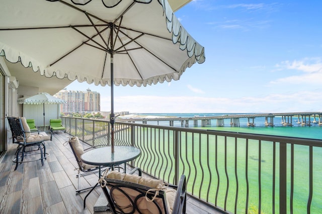 5 Calhoun Ave Unit 505, Destin, FL 32541 - deck with a water view and a view of city