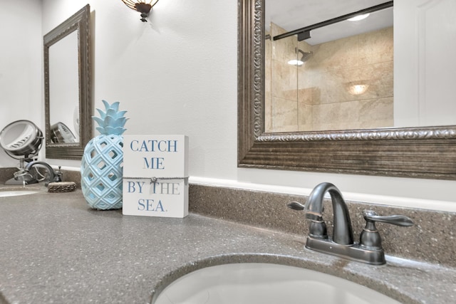291 Scenic Gulf Dr Unit 201, Miramar Beach, FL 32550 - bathroom view of a tile shower and vanity