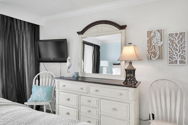 291 Scenic Gulf Dr Unit 201, Miramar Beach, FL 32550 - bedroom featuring ornamental molding