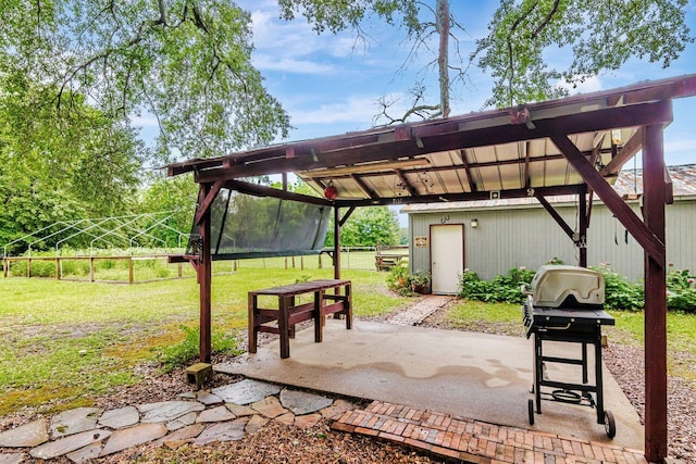 3544 State Highway 85, Laurel Hill, FL 32567 - view of patio / terrace featuring grilling area
