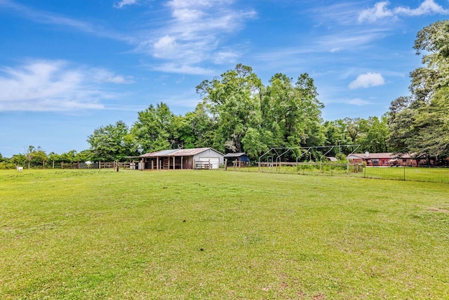 3544 State Highway 85, Laurel Hill, FL 32567 - view of yard with an outdoor structure and a pole building