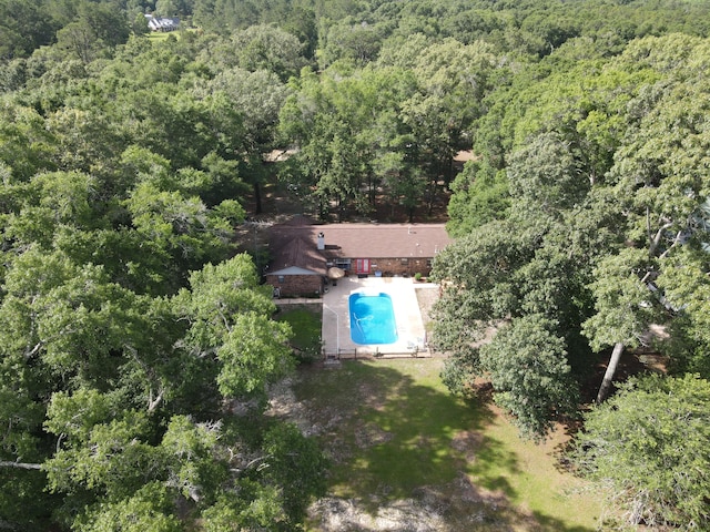 3544 State Highway 85, Laurel Hill, FL 32567 - aerial overview of property's location featuring a heavily wooded area and a pool