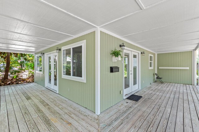 180 E Mitchell Ave, Santa Rosa Beach, FL 32459 - deck with french doors