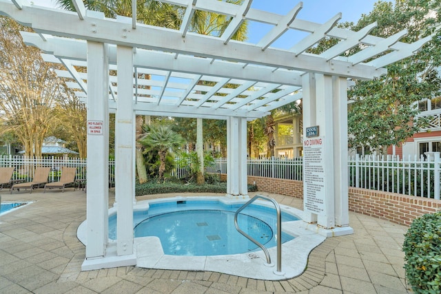 9100 Baytowne Wharf Blvd Unit 261, Miramar Beach, FL 32550 - view of pool with a pergola