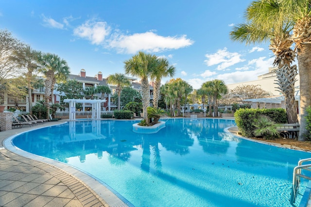 9100 Baytowne Wharf Blvd Unit 261, Miramar Beach, FL 32550 - community pool with a pergola