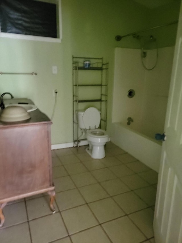 1989 Juniper Lake Rd, Defuniak Springs, FL 32433 - full bath featuring tile patterned flooring, toilet, bathing tub / shower combination, vanity, and baseboards