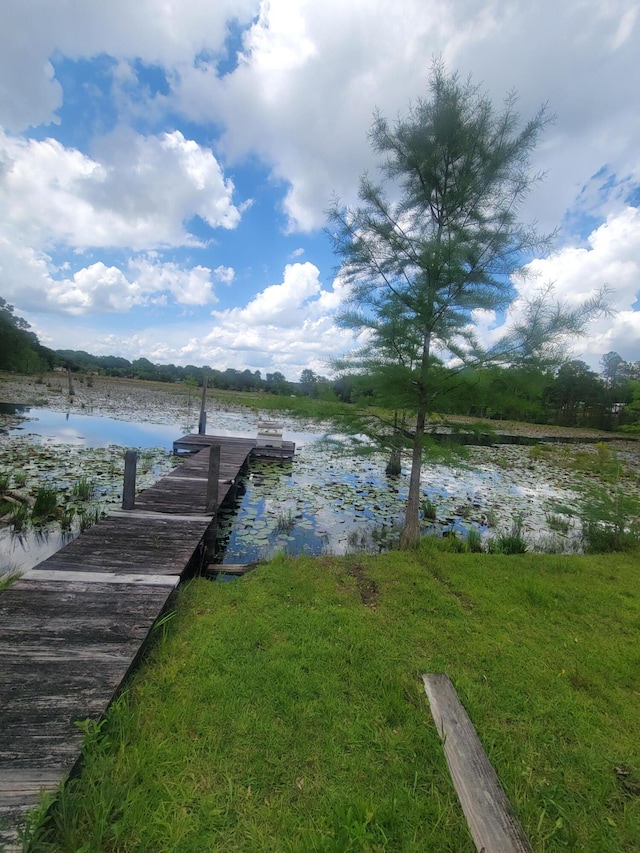 1989 Juniper Lake Rd, Defuniak Springs, FL 32433 - dock area featuring a water view