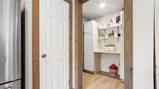 241 Mullet Dr, Freeport, FL 32439 - hallway with light wood-type flooring