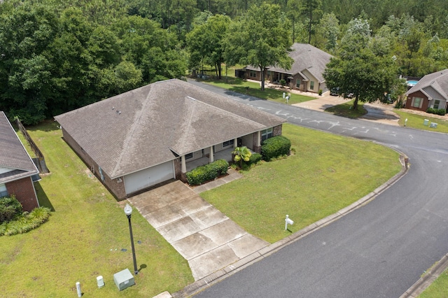 201 Pinque Coat Ct, Crestview, FL 32536 - view from above of property featuring a forest