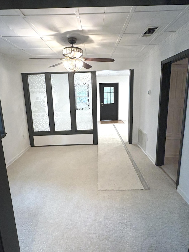 914 Georgia St, Crestview, FL 32536 - carpeted empty room featuring baseboards and ceiling fan