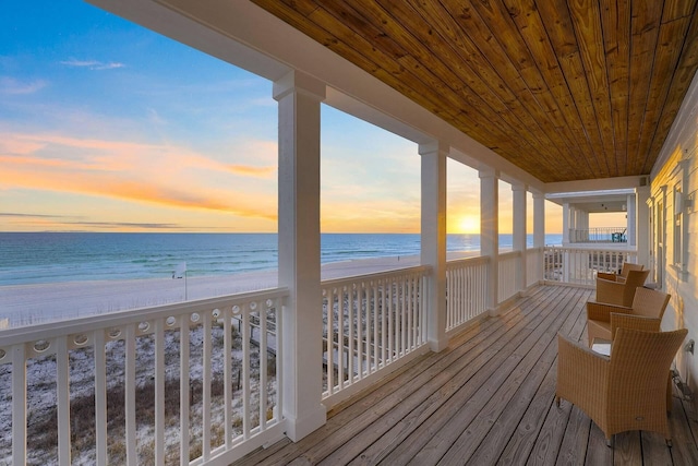 330 Tang O Mar Dr, Destin, FL 32550 - deck featuring view of water and beach